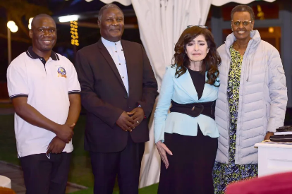 Dr. Corral with First Lady Janet Kataaha Museveni